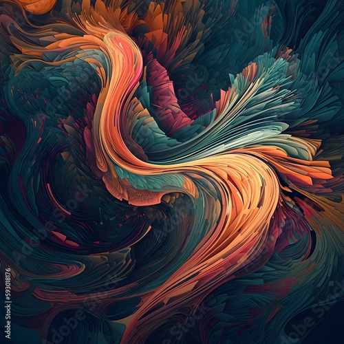 abstract background with swirls