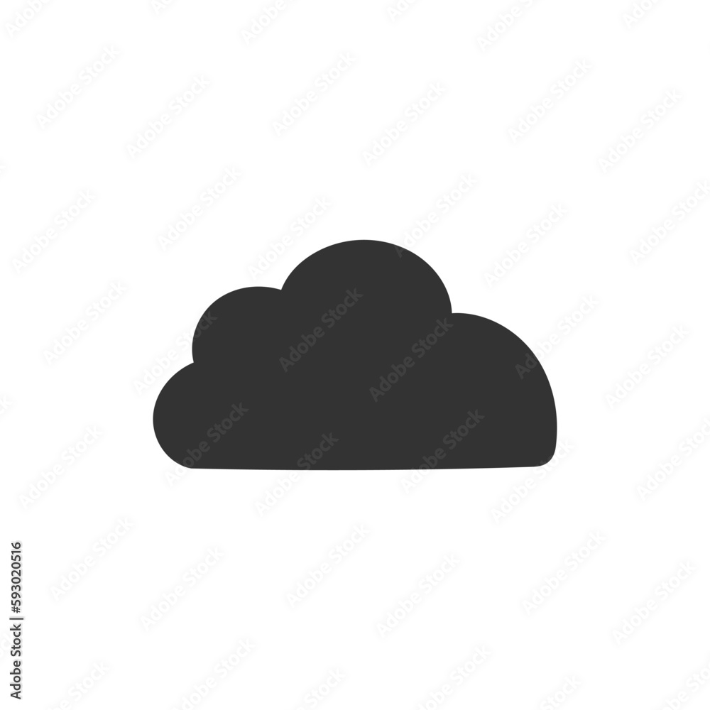 Hand drawn rain vector icon. Cloud flat sign design. Rainy cloud vector symbol pictogram. Rainfall icon. UX UI icon Hand drawn rain vector icon. Cloud flat sign design. Rainy cloud vector symbol pictogram. Rainfall icon. UX UI icon