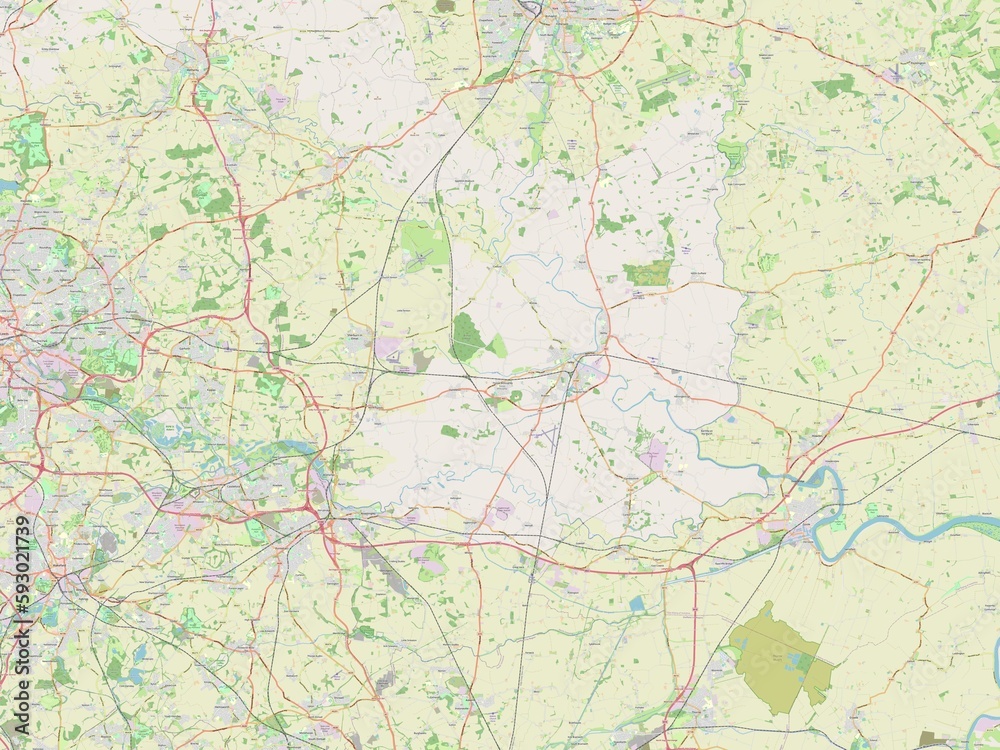 Selby, England - Great Britain. OSM. No legend