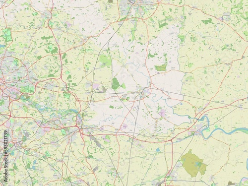 Selby, England - Great Britain. OSM. No legend