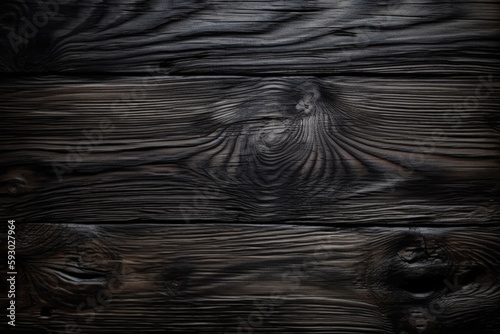 Dark Wood Texture Background with 3d Effect.