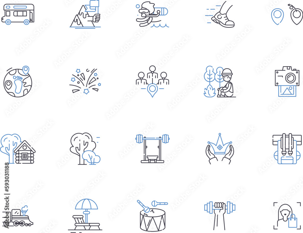 People lifestyle outline icons collection. Living, Dining, Travelling, Clothing, Working, Shopping, Writing vector and illustration concept set. Relaxing, Socializing, Bonding linear signs People lifestyle outline icons collection. Living, Dining, Travelling, Clothing, Working, Shopping, Writing vector and illustration concept set. Relaxing, Socializing, Bonding linear signs