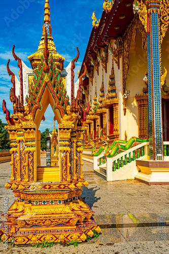 View of the Buddhist temple on Koh Samui island, ThailandKoh Samui island in Thailand photo