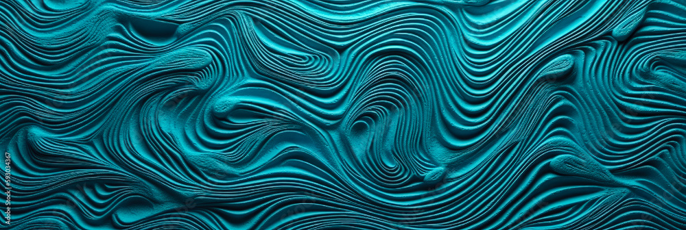 Blue textured wavy background. Generative AI Blue textured wavy background. Generative AI