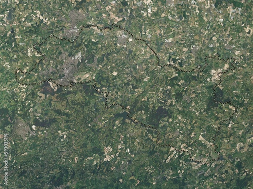 Tunbridge Wells, England - Great Britain. High-res satellite. No legend photo