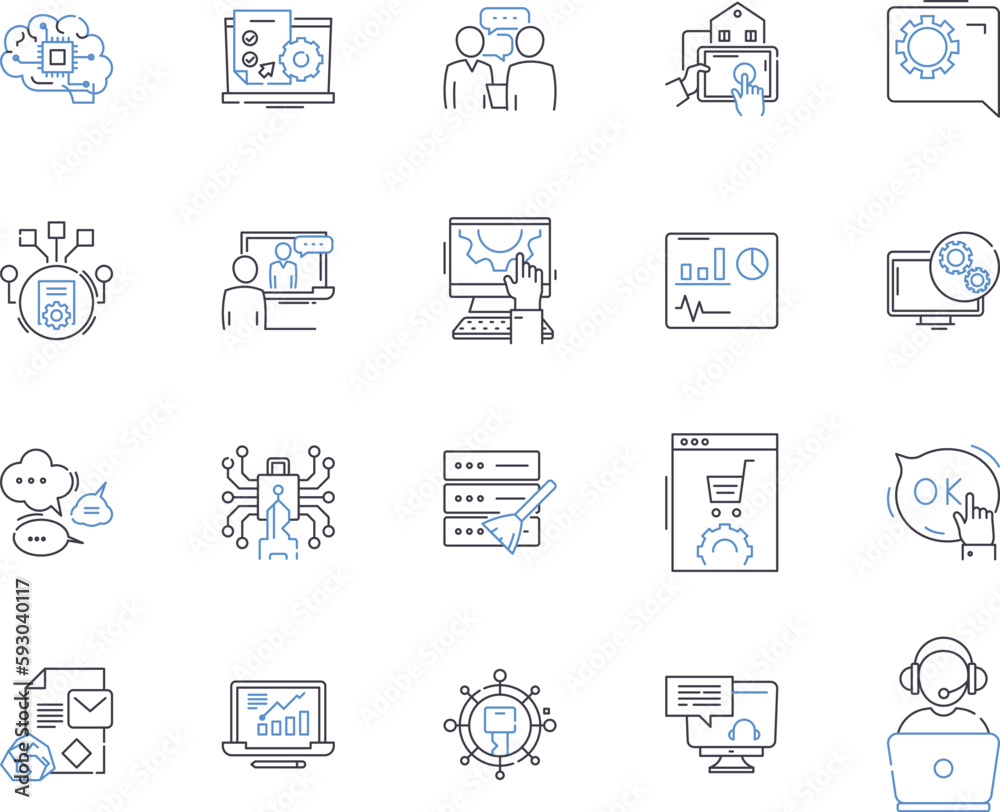 Tutoring outline icons collection. Tutoring, Tutor, Teach, Tutoring-Services, Coaching, Education, Mentoring vector and illustration concept set. Instruction, Learning, Help linear signs Tutoring outline icons collection. Tutoring, Tutor, Teach, Tutoring-Services, Coaching, Education, Mentoring vector and illustration concept set. Instruction, Learning, Help linear signs