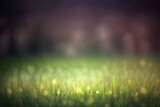 background blurred lawn with gentle lighting. Generative AI