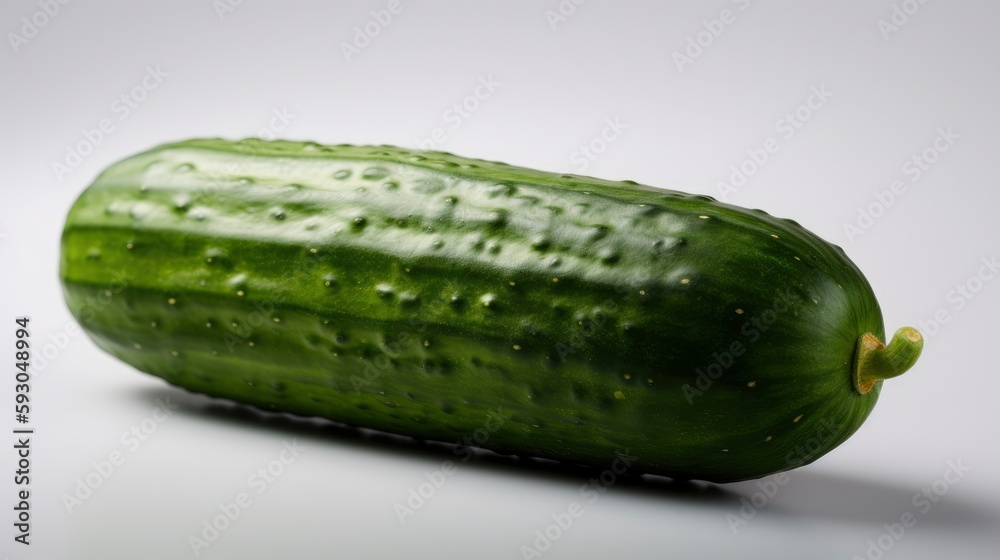 Cucumber on a white background Cucumber on a white background