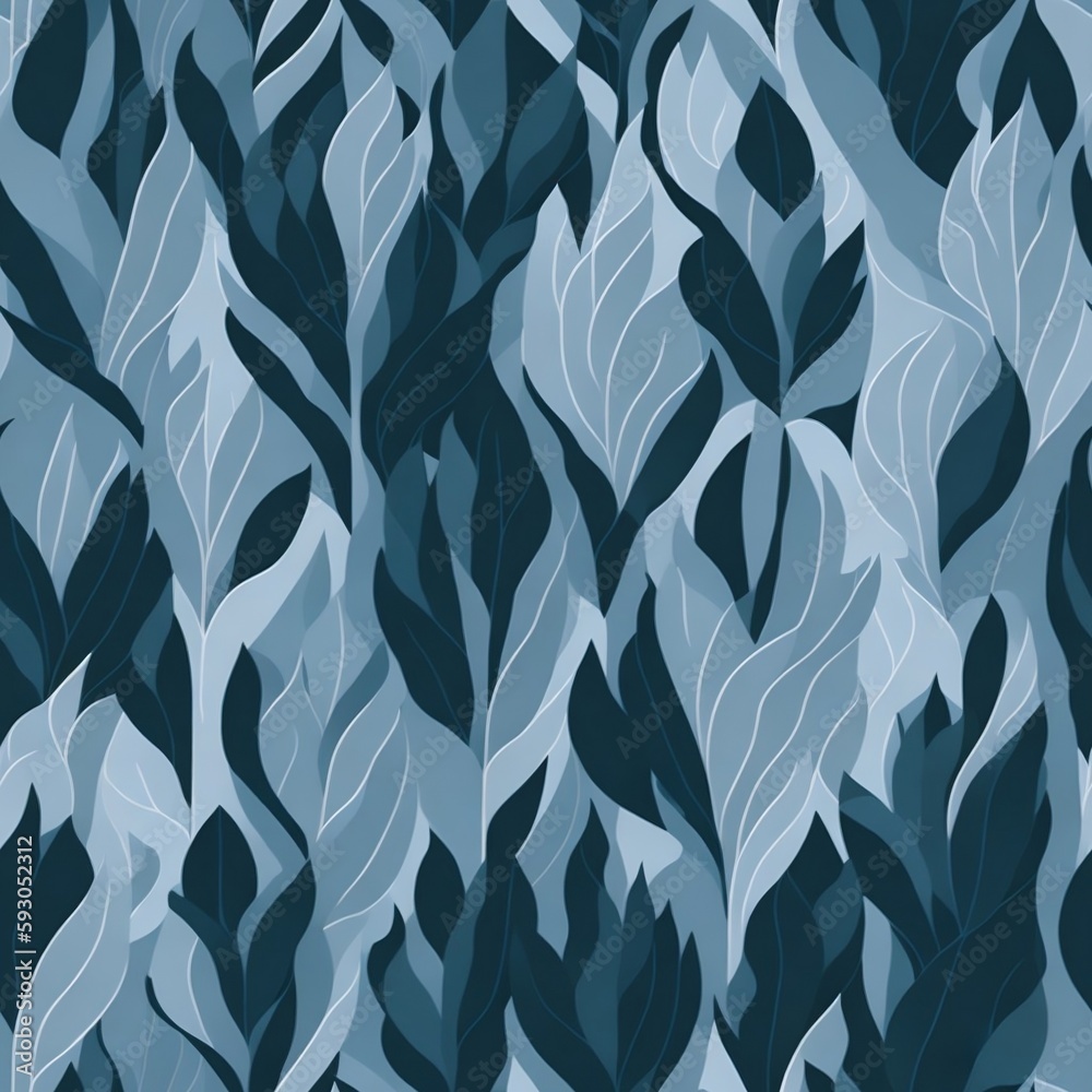 A pattern based on leaves A pattern based on leaves