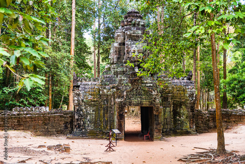 The Gopura at the Ta Som Temple site, Cambodia