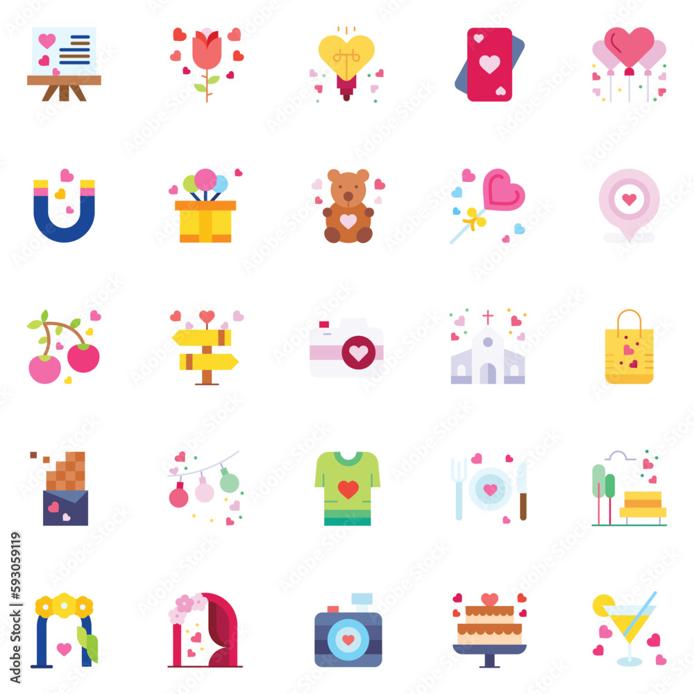 A set pack of Love icons set. The collection includes for mobile app. web design. in a moment of celebration. Valentine's Day. A set pack of Love icons set. The collection includes for mobile app. web design. in a moment of celebration. Valentine's Day.