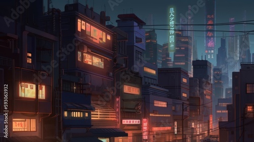 Tokyo Gaming Art Game Environments Background © Damian Sobczyk