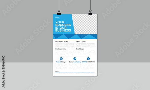 modern trend professional business flyer vector file corporate
