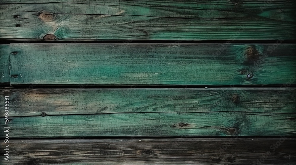 Fototapeta premium Madera verde plancha - generative ai