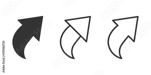 Shortcut vector icons set