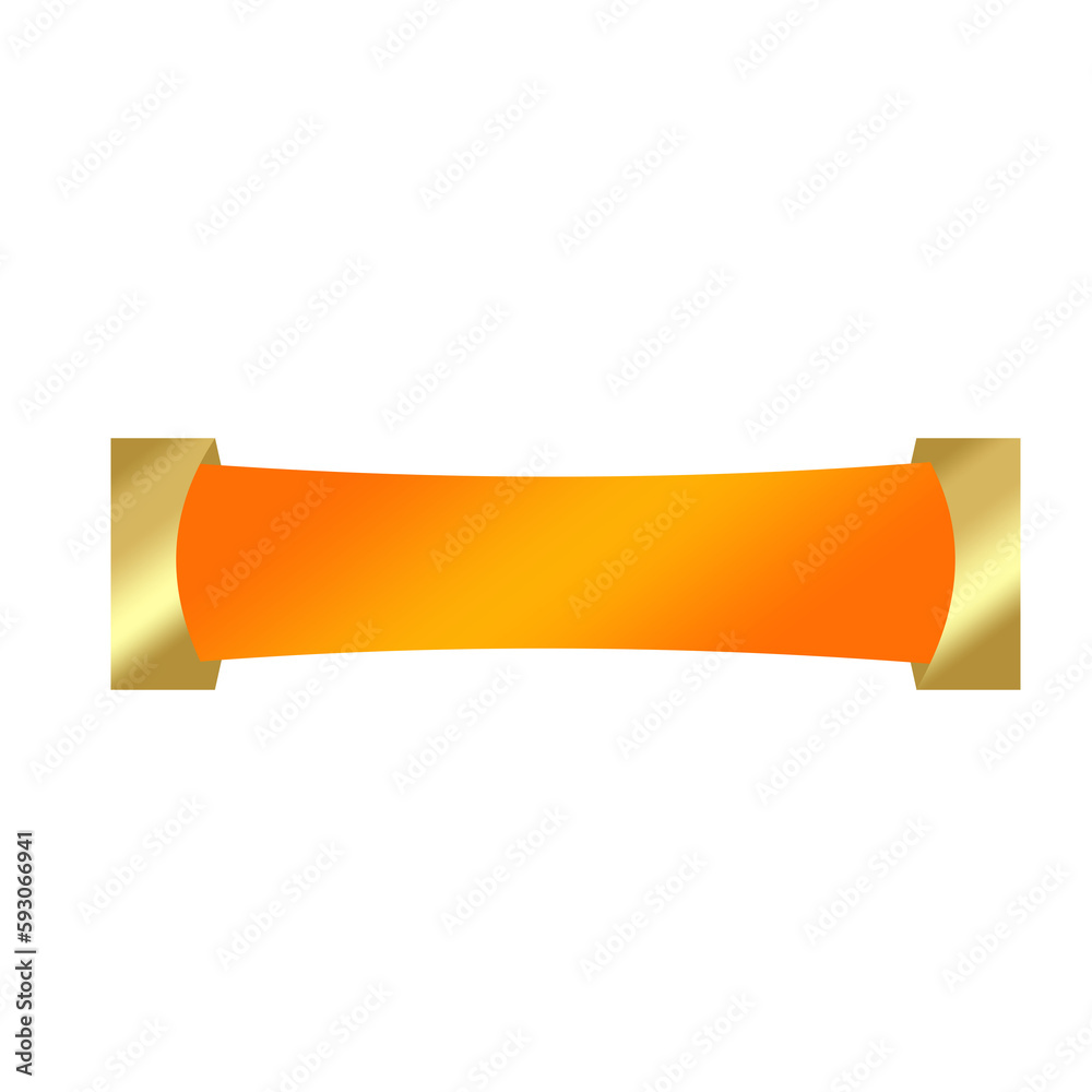 orange gold banner and bottom bar orange gold banner and bottom bar