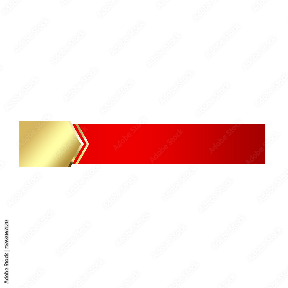 gold red banner and bottom bar gold red banner and bottom bar