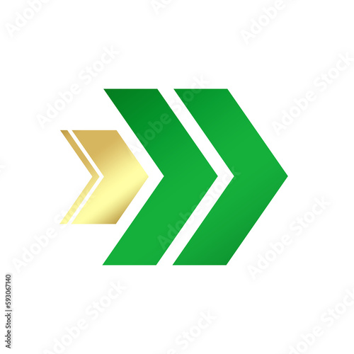Free Download green arrow and gold - GFXLoad