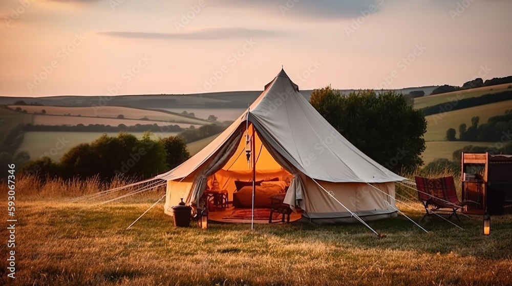 Glamping Luxury - Generative Ai