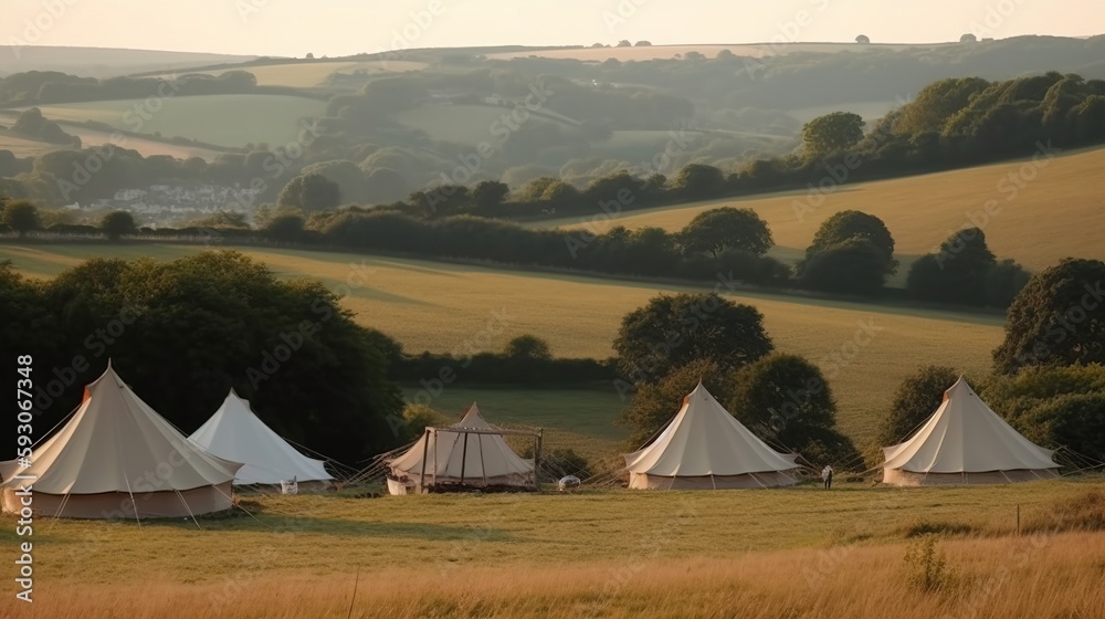 Glamping Luxury - Generative Ai