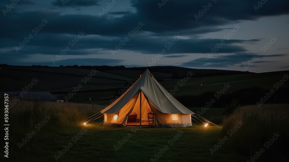 Glamping Luxury - Generative Ai