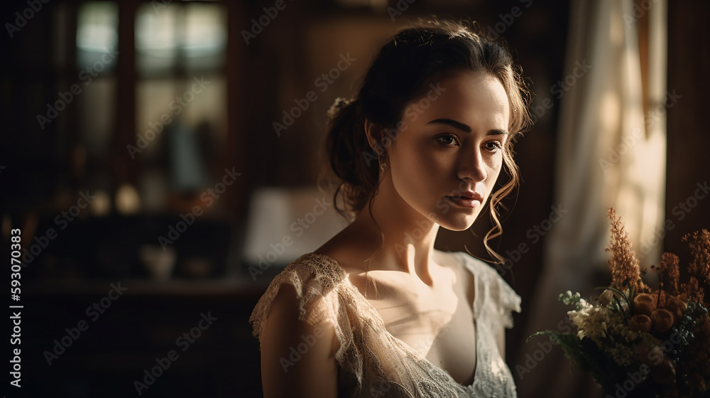 Fototapeta premium Hochzeitspaar KI