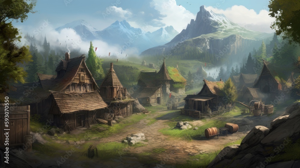 RPG Game World Map RPG Game World Map