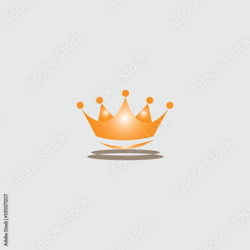 Vektor Stok Illustration Crown Icon On White Backgroundmajestic photo