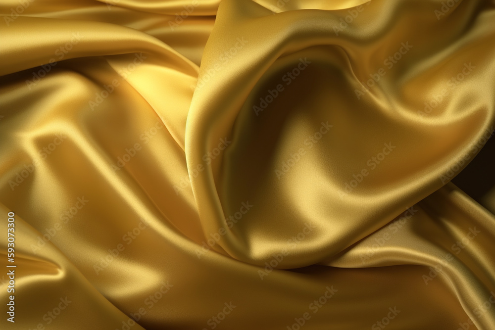 Fototapeta premium golden satin background, ai generative