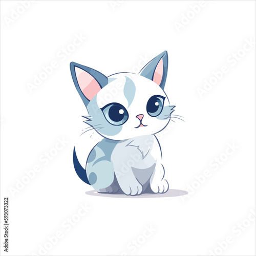 Adorable Colorful Cat
