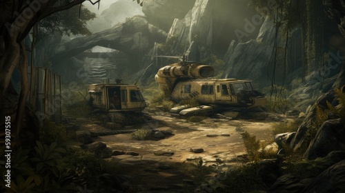 Military Game Art  Environments Background