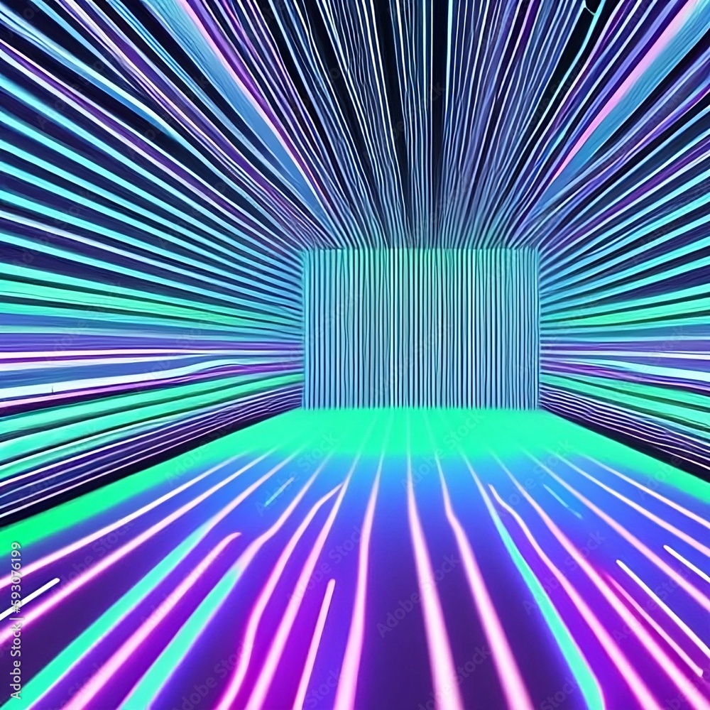 Fototapeta premium Generative AI background with rays