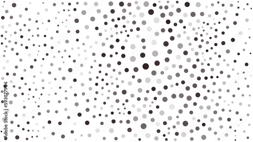 circle texture vector background. Monochrome pattern. Stone terrazzo. Abstract geometric dots background. Pop Art comic gradient black, grey white texture. 