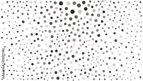 circle texture vector background. Monochrome pattern. Stone terrazzo. Abstract geometric dots background. Pop Art comic gradient black, grey white texture. 