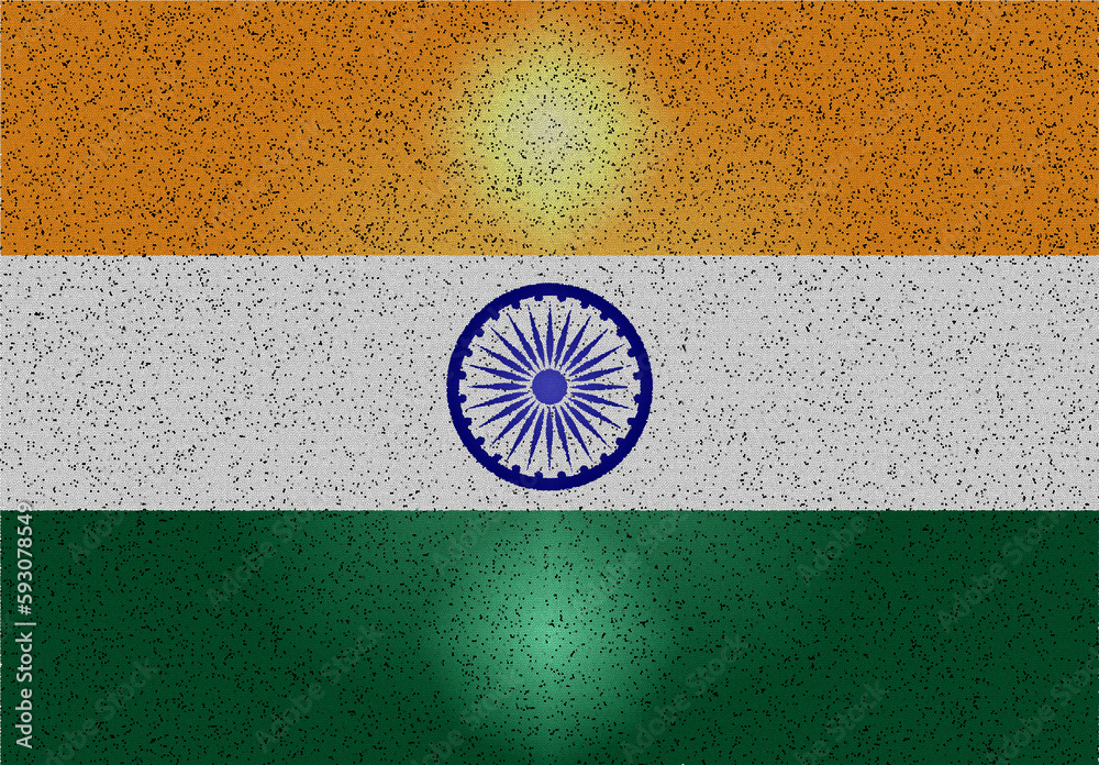 Indian textured flag Stock Photo | Adobe Stock