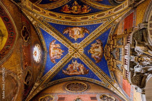 Canvas Print Basilica Sanctae Mariae supra Minervam ,Basilica of Saint Mary Above Minerva