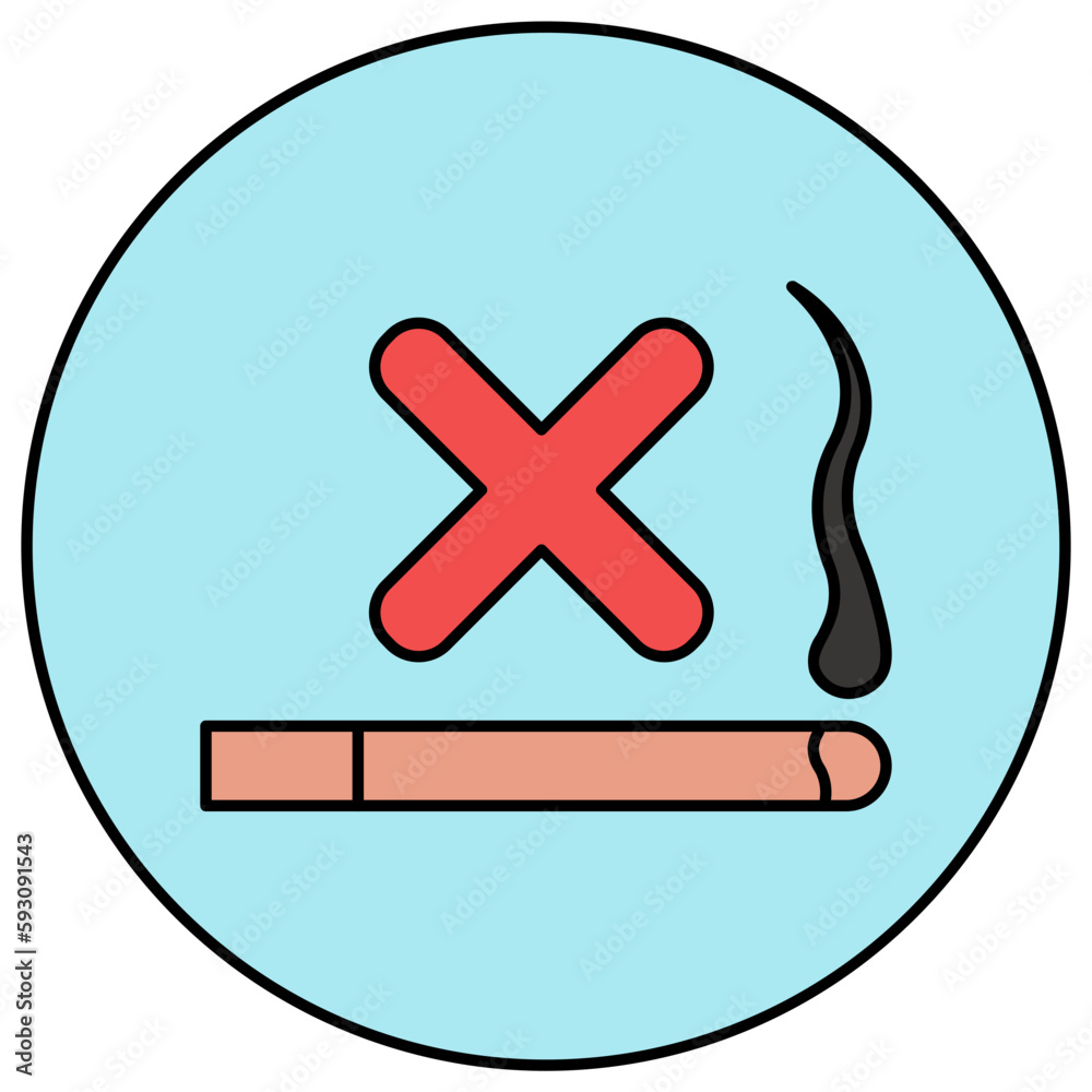 Fototapeta premium cigarette icon