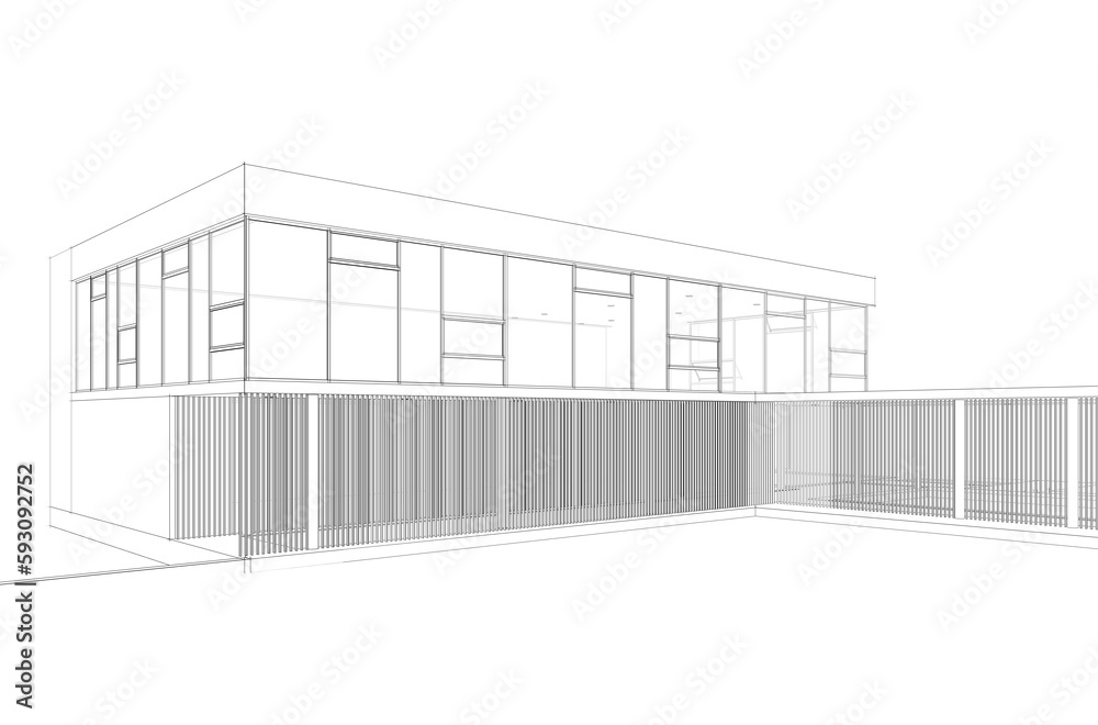 sketch of a building sketch of a building