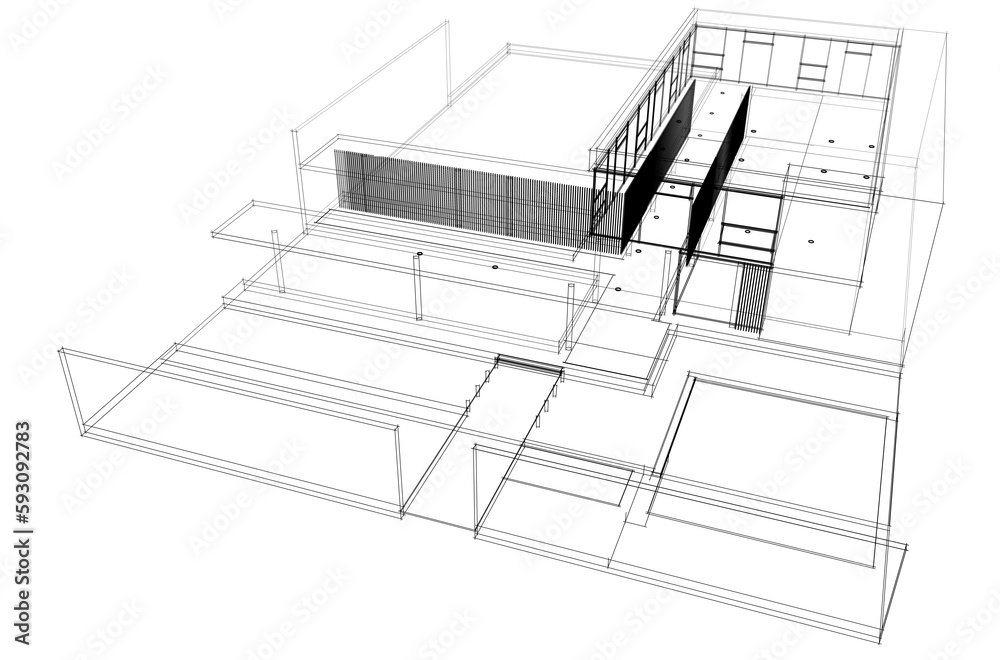 sketch of house sketch of house