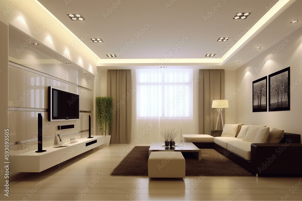 Modern living room Modern living room