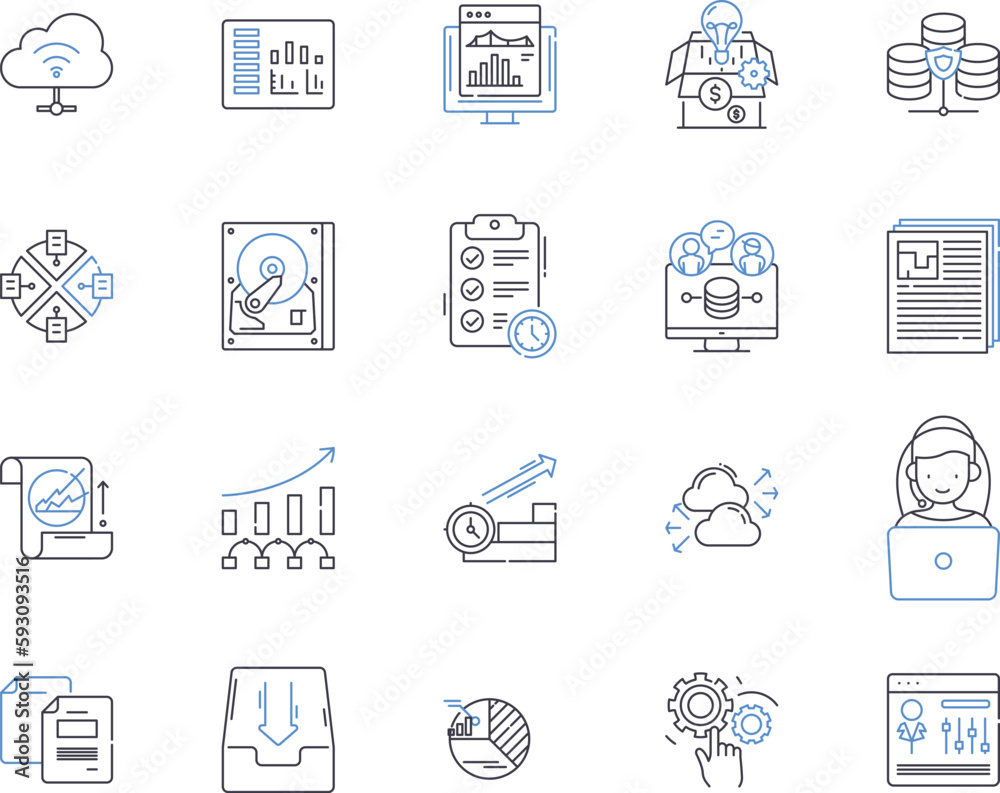 Data and devices outline icons collection. data, devices, computer, laptop, tablet, smartphone, server vector and illustration concept set. cloud, network, internet linear signs Data and devices outline icons collection. data, devices, computer, laptop, tablet, smartphone, server vector and illustration concept set. cloud, network, internet linear signs