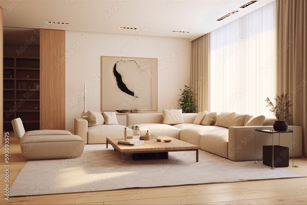 Fototapeta premium Modern living room