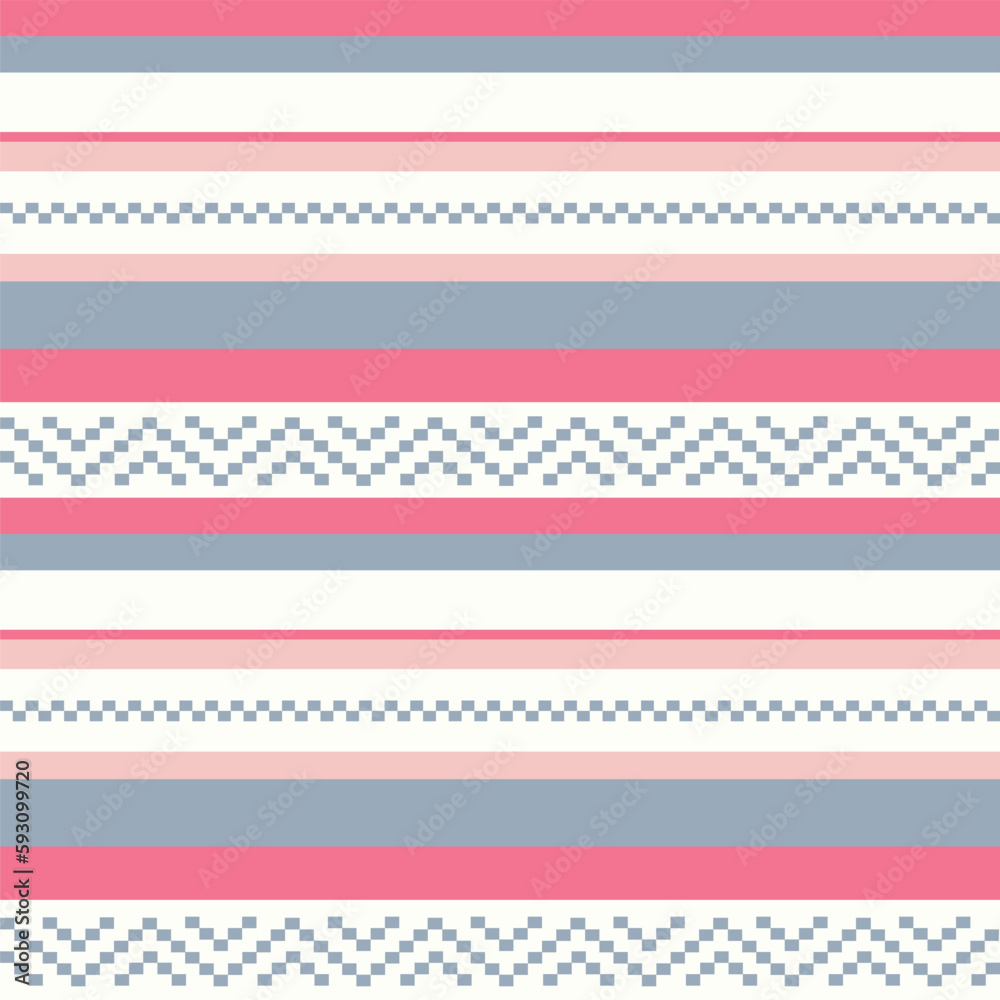 AZTEC STRIPE ALL OVER PRINT SEAMLESS PATTERN VECTOR