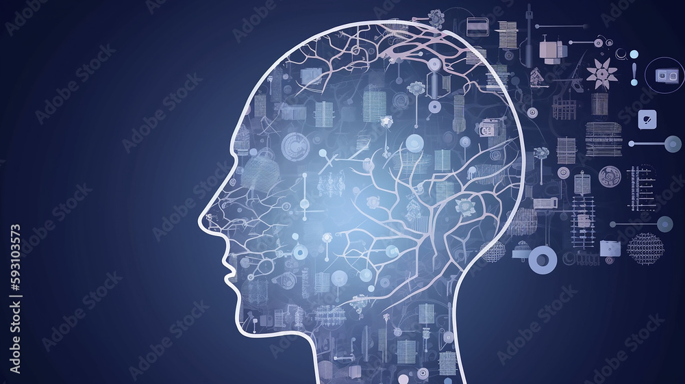 Large-scale language model AI concept image. Created with Generative AI. Large-scale language model AI concept image. Created with Generative AI.