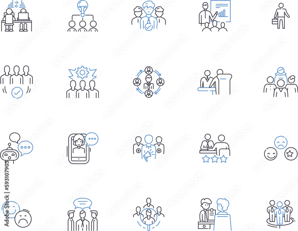 Discussion outline icons collection. Debate, Analyze, Evaluate, Exchange, Assess, Vent, Comprehension vector and illustration concept set. Sharpening,Review,Argument linear signs Discussion outline icons collection. Debate, Analyze, Evaluate, Exchange, Assess, Vent, Comprehension vector and illustration concept set. Sharpening,Review,Argument linear signs