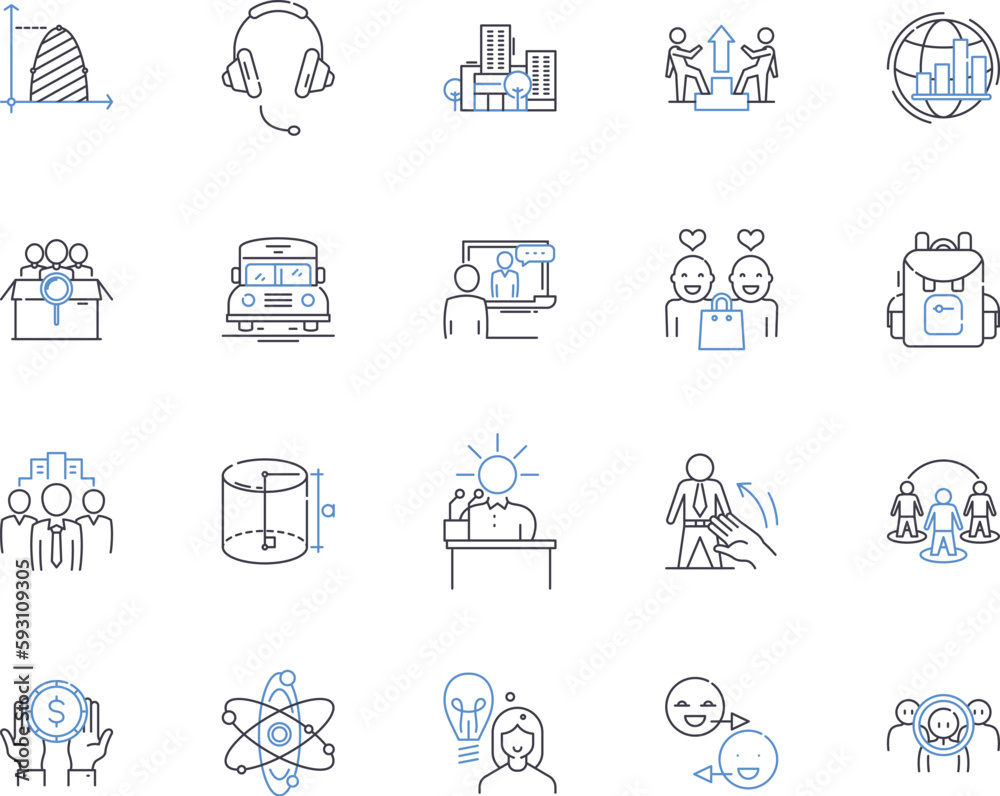 workshops and sessions outline icons collection. workshops, sessions, training, development, learning, education, skills vector and illustration concept set. knowledge, networking, collaboration workshops and sessions outline icons collection. workshops, sessions, training, development, learning, education, skills vector and illustration concept set. knowledge, networking, collaboration