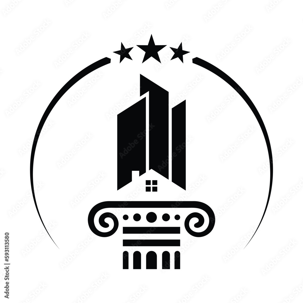Naklejka premium Attorney Logo