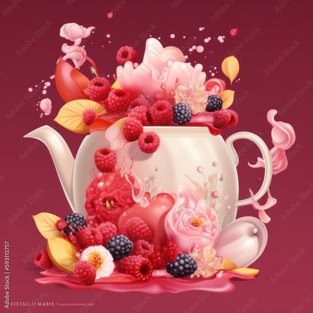 Amazing Fairy Tale Tea Pot Amazing Fairy Tale Tea Pot
