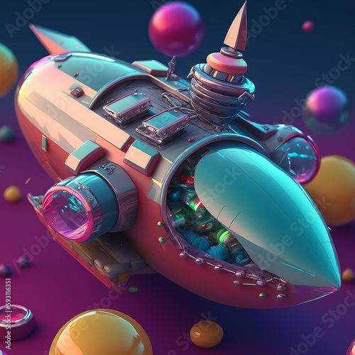 Candy Spaceship