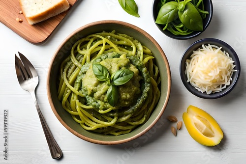 pasta with pesto